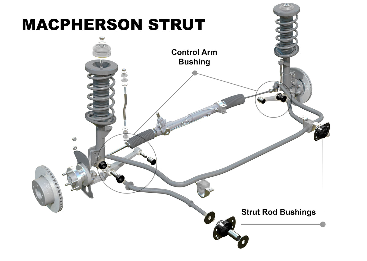 Strut Rd Nolathane VT - VZ Front Control Arm / Strut Rod - Bushing Kit - NEK1 ...