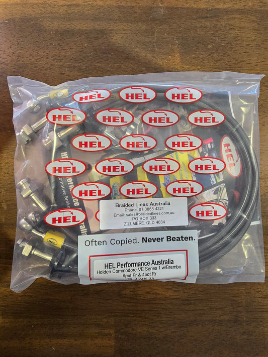 Braided Brake Lines to suit Holden VF and VE series 2 Commodore